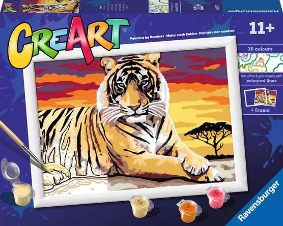 CreArt Majestic Tiger 9.5X7"