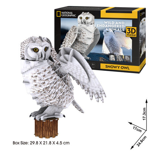 National Georgraphic Snowly Owl 62pc