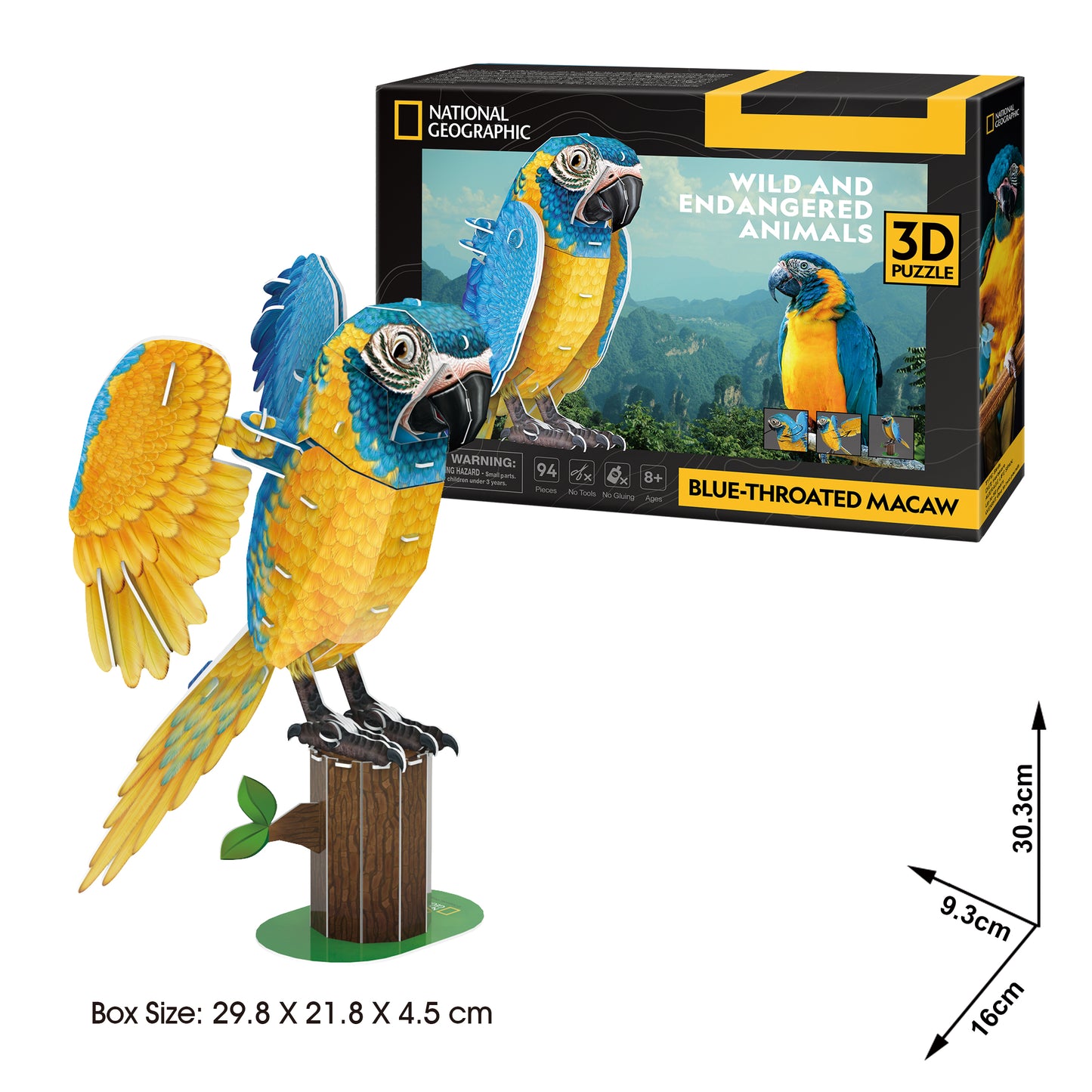 National Geographic Blue-Throated Macaw 94pc