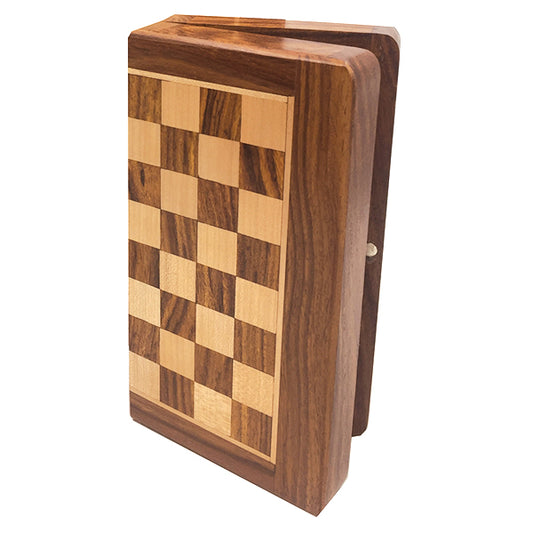 Folding Wooden Magnetic Chess Set 25cm