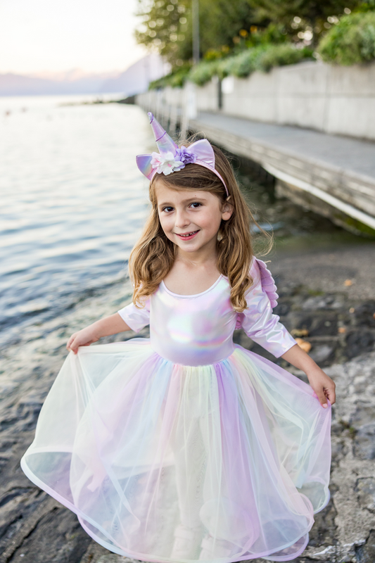 Alicorn Dress with Wings Size 5-6