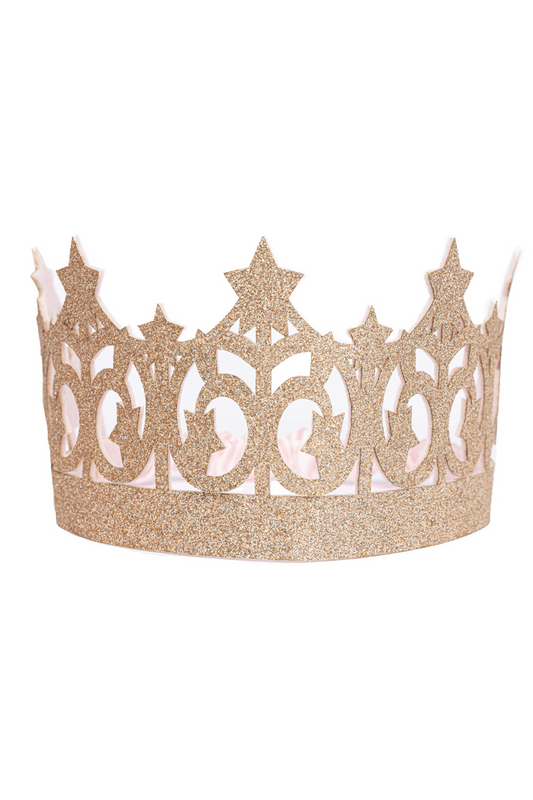 Gold Glitter Crown