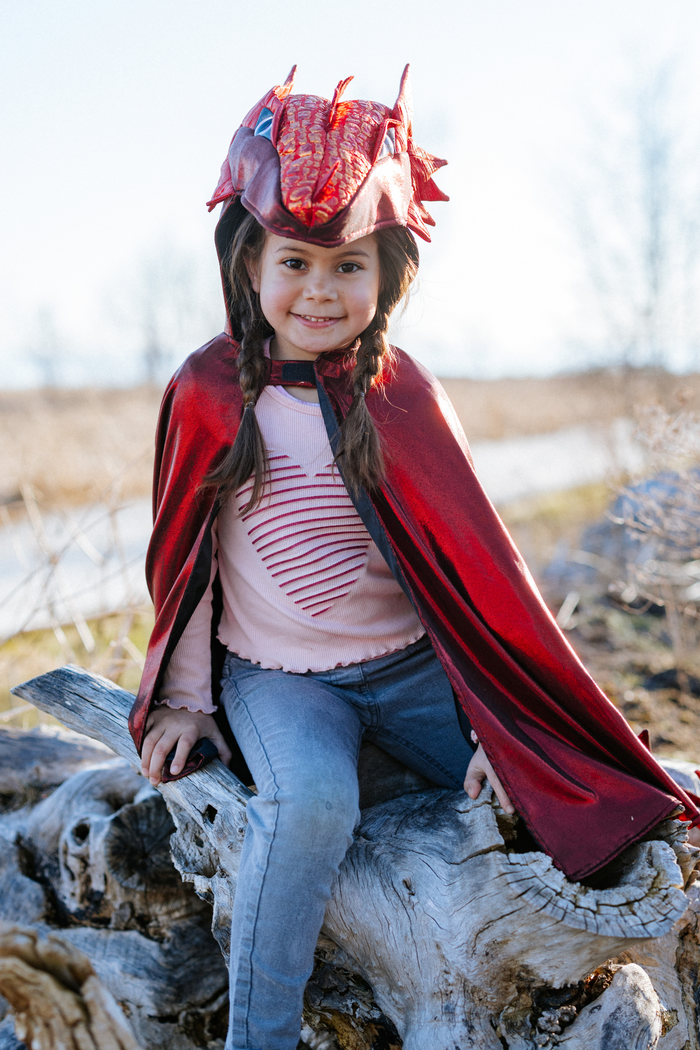 Ruby the Metallic Dragon Cape Age 3-4