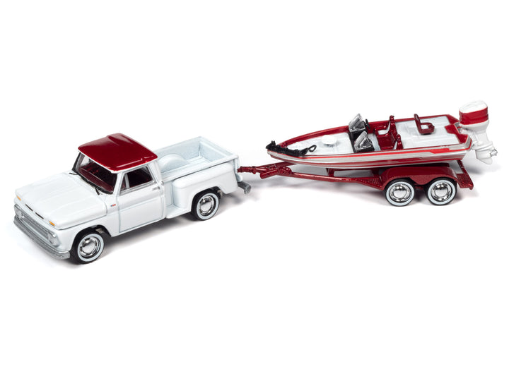 Chevy Stepside with Boat & Trailer 1965 1/64