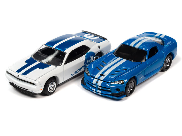 Dodge Challenger R/T 2014 & Dodge Viper SRT10 2008 1/64