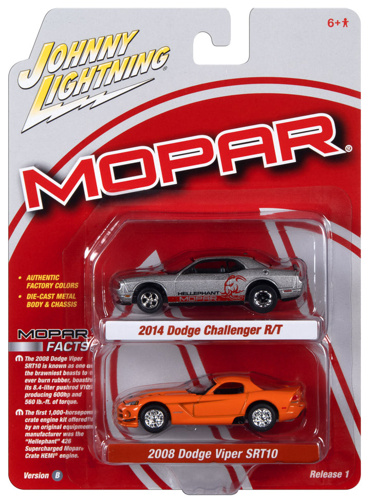 Dodge Challenger R/T & Dodge Viper SRT10 2008 1/64