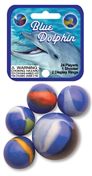 Blue Dolphin Marbles