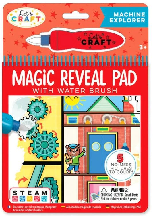 Magic Reveal Pad with Water Brush Machine Explorer