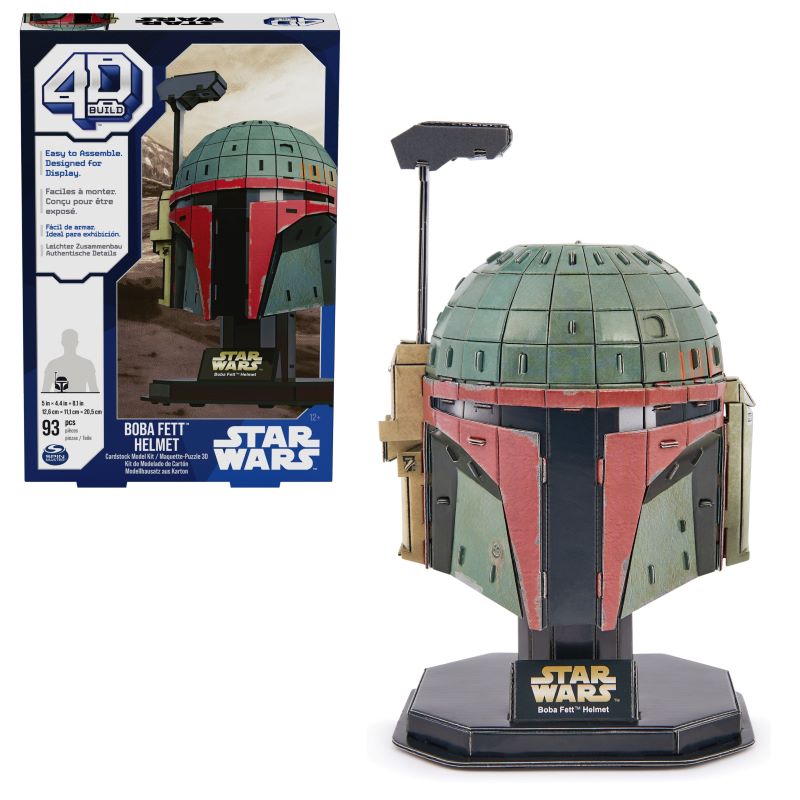 4D Build Star Wars Boba Fett Helmet 93pc