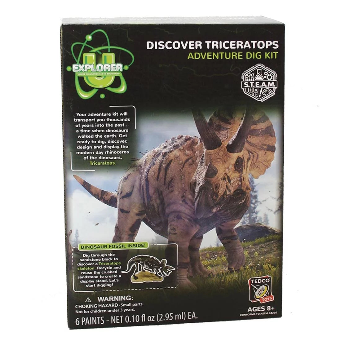 Discover Triceratops Adventure Dig