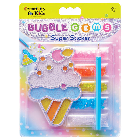 Bubble Gems Super Sticker Ice Cream