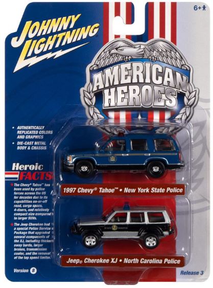 Chevy Tahoe 1997 & Jeep Cherokee XJ 1/64