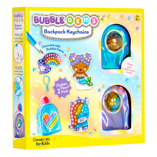 Bubble Gems Back Pack Keychains Kit