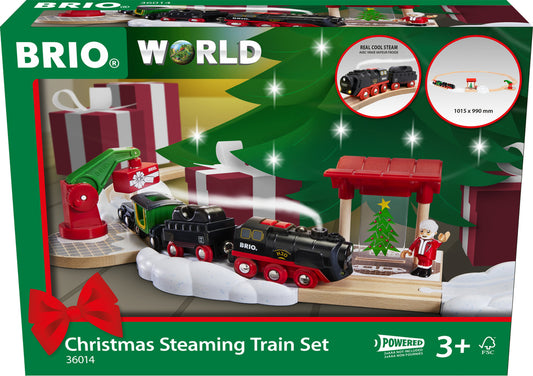 Christmas Steaming Train Set