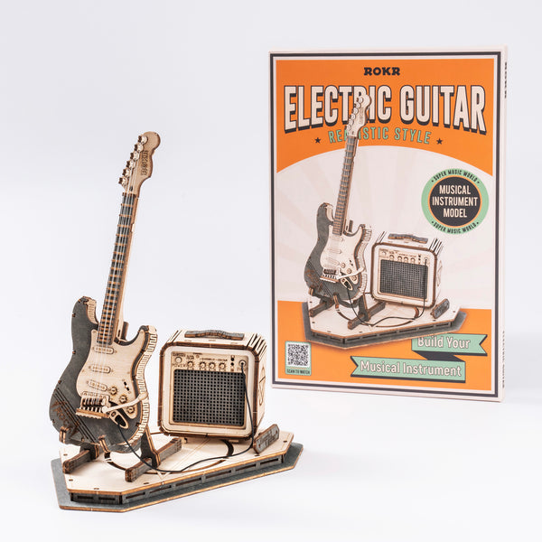 3D Puzzle Wooden Electric Guitar