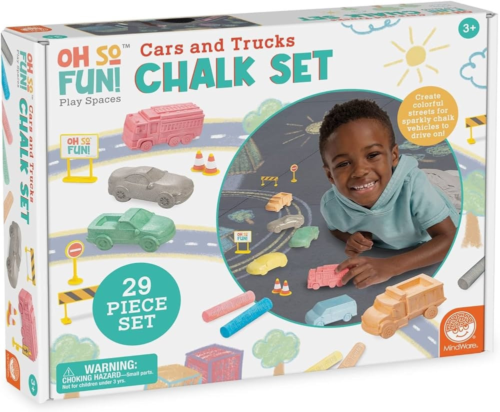 Cars and Trucks Chalk Set