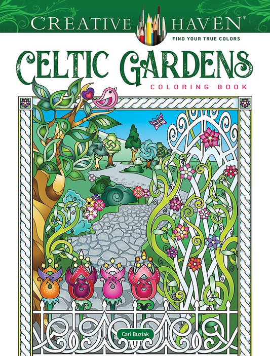 Celtic Gardens Coloring Book