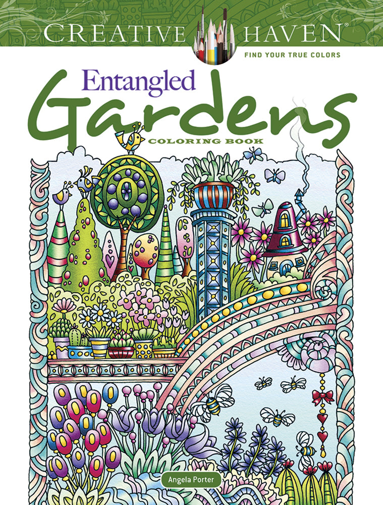 Entangled Gardens Coloring Book