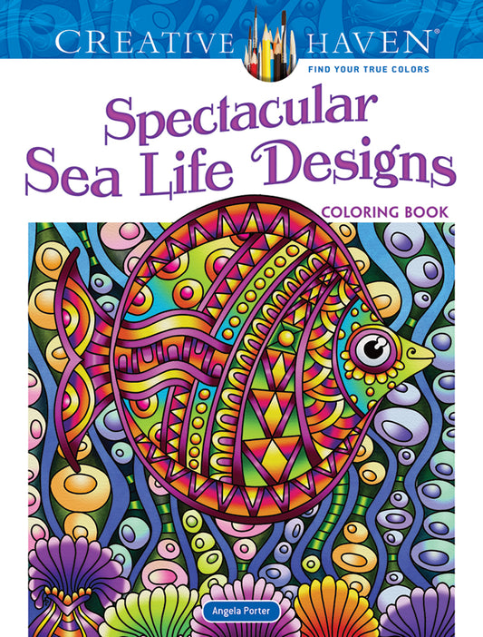 Spectacular Sea Life Designs Coloring Book