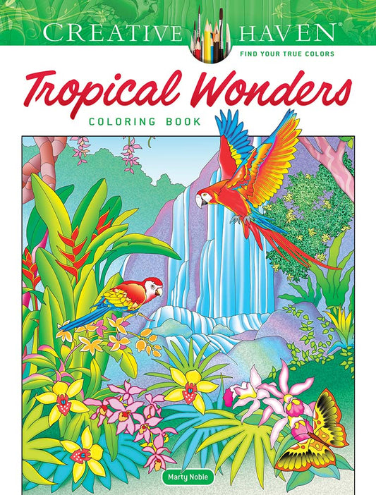 Tropical Wonders Coloring Book