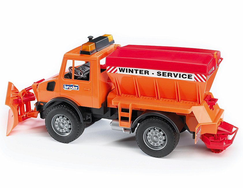 MB-Unimog Winter Service with Snowplow 1/16