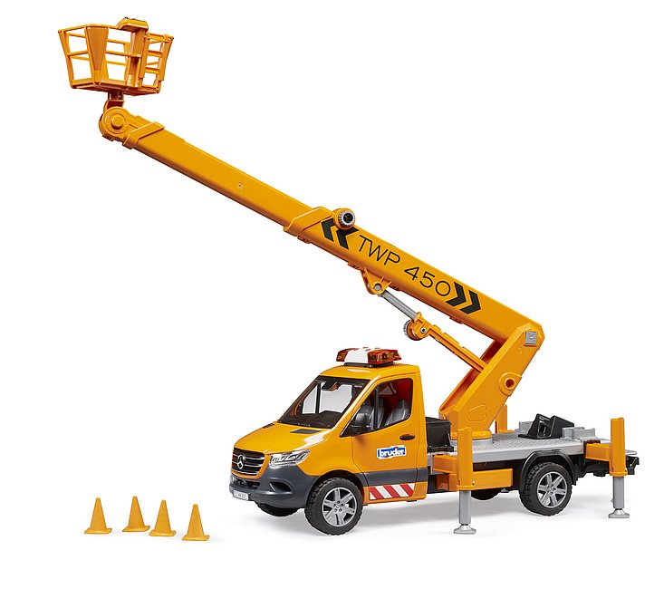 Mercedez Benz Sprinter Service Truck/Crane, Man Basket with LS Module