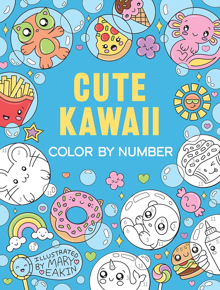 Cute Kawaii Color by Number