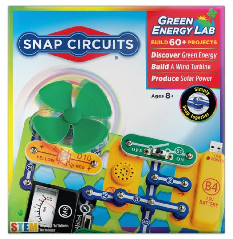 Snap Circuits Green Energy Lab 40+ Projects