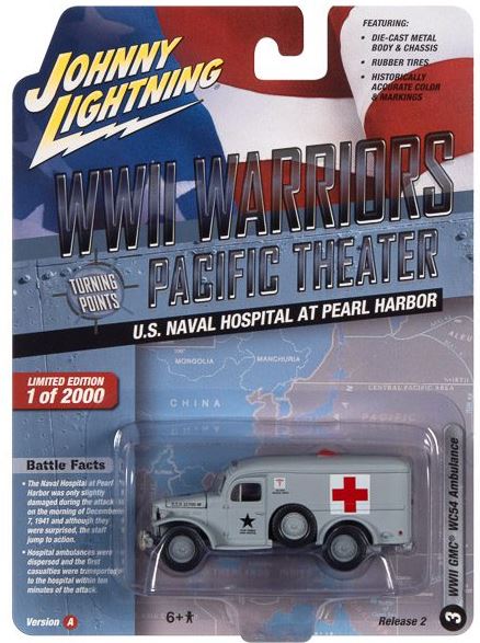 WWII GMC WC54 Ambulance 1/64