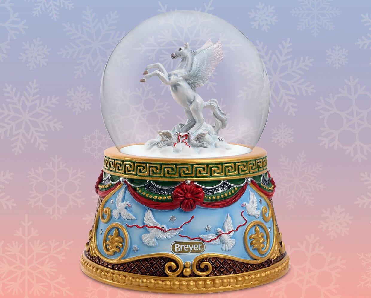 Holiday Flight Snow Globe