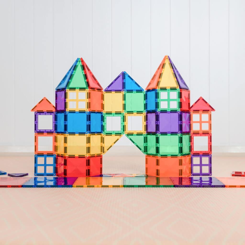 Connetix Rainbow Starter Pack 60pc Magnetic Tiles