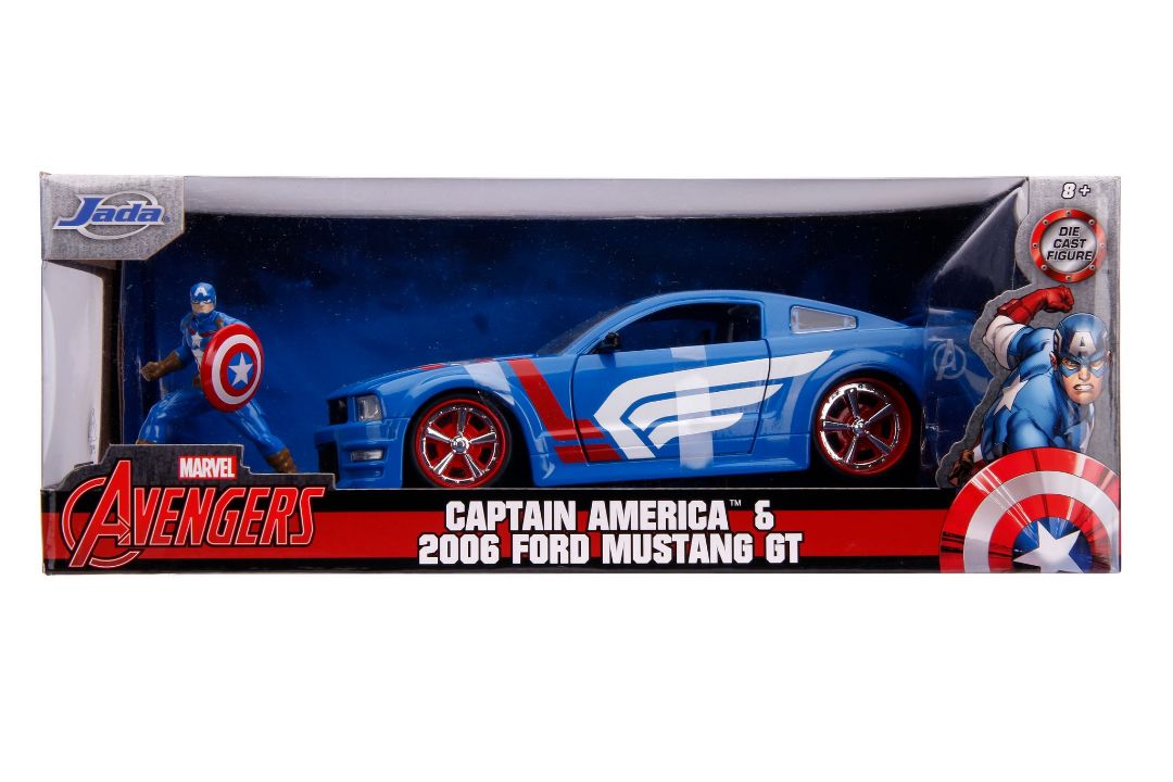 Captain America & Ford Mustang GT 2006 1/24