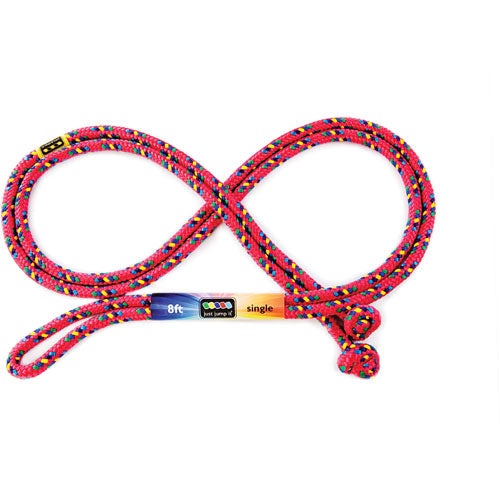 8' Red Confetti Jump Rope