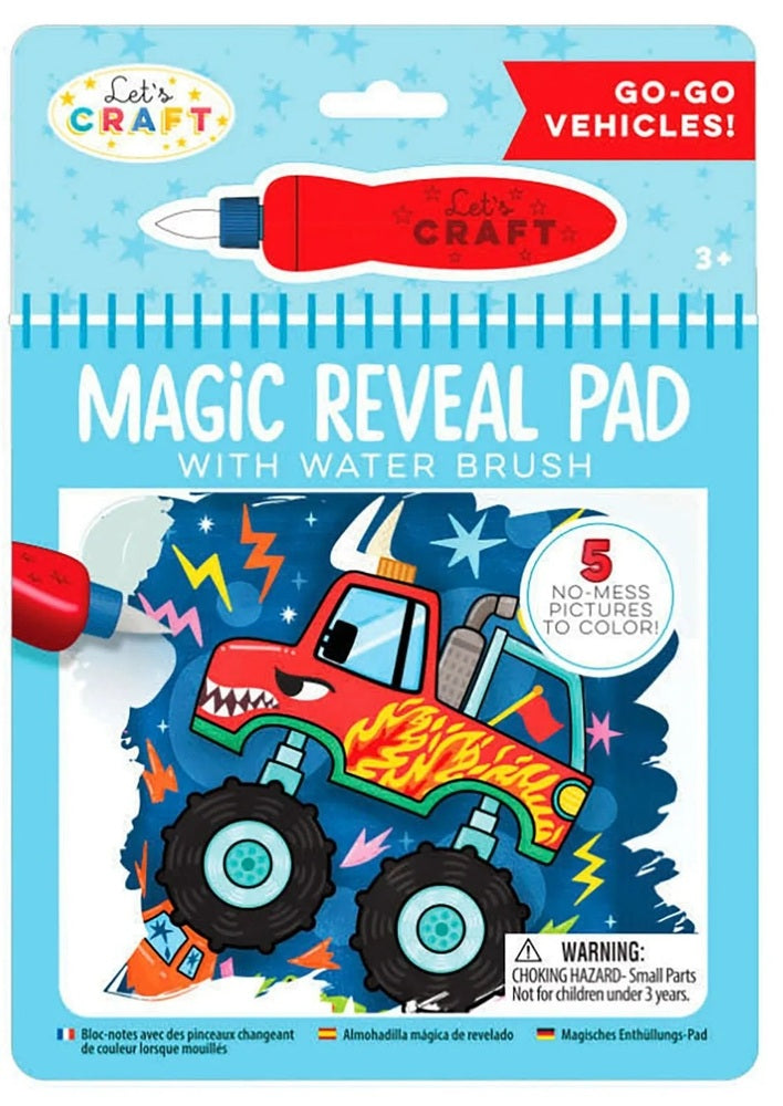 Magic Rveal Pad Go-Go Vehicles