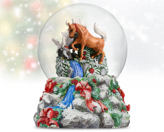 Winter Wonderland Musical Snow Globe