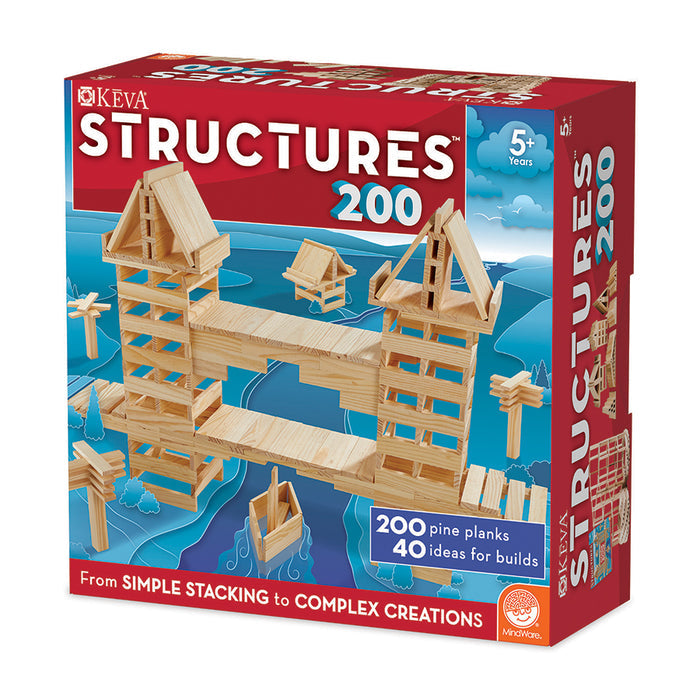 Keva Structures 200 Pine Planks