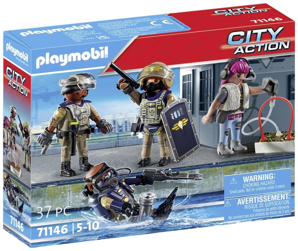 City Action Tactical Unit - Figure Set