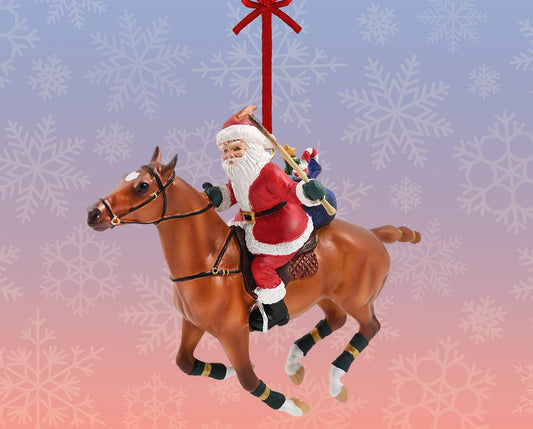 Polo Santa Ornament