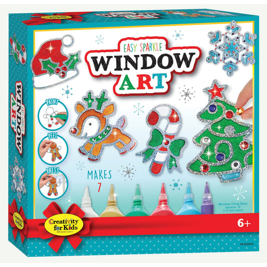 Holiday Easy Sparkle Window Art