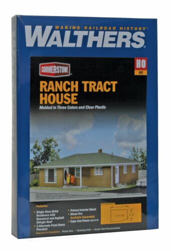 HO Ranch Tract House Kit