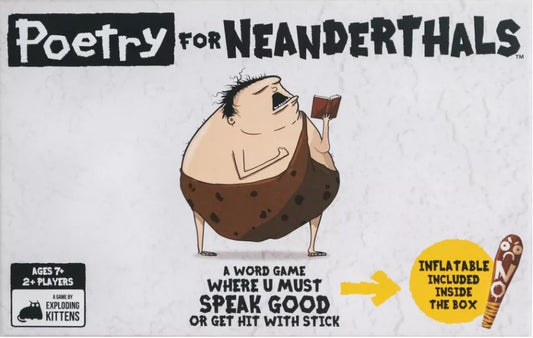 Poetry for Neanderthals - A Word Game Where You Must Speak Good