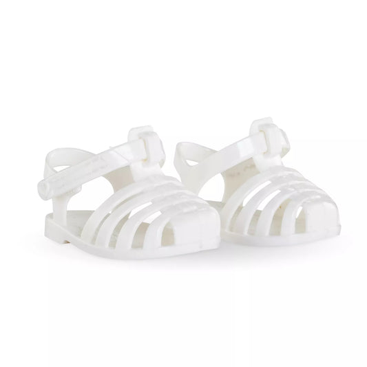 White Sandals 14"