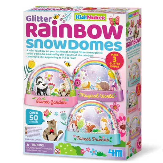 Glitter Rainbow Snow Domes Kit