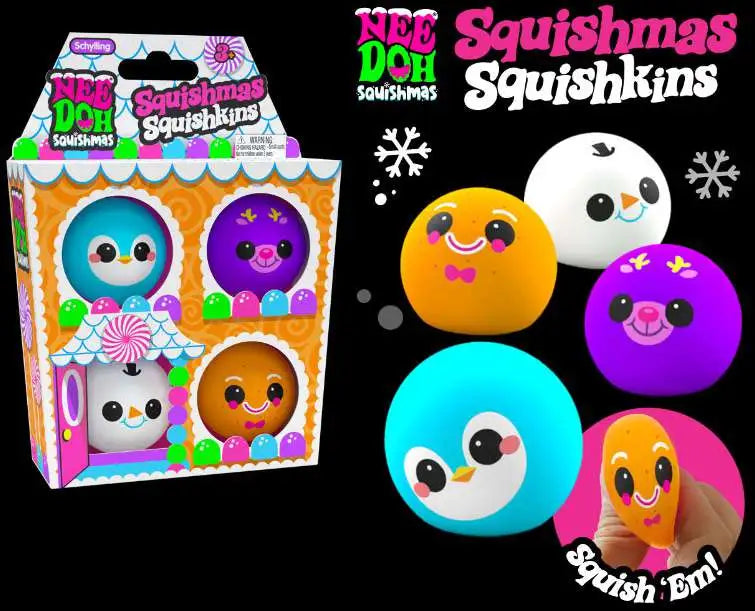 Nee Doh Squishmas Squiskins