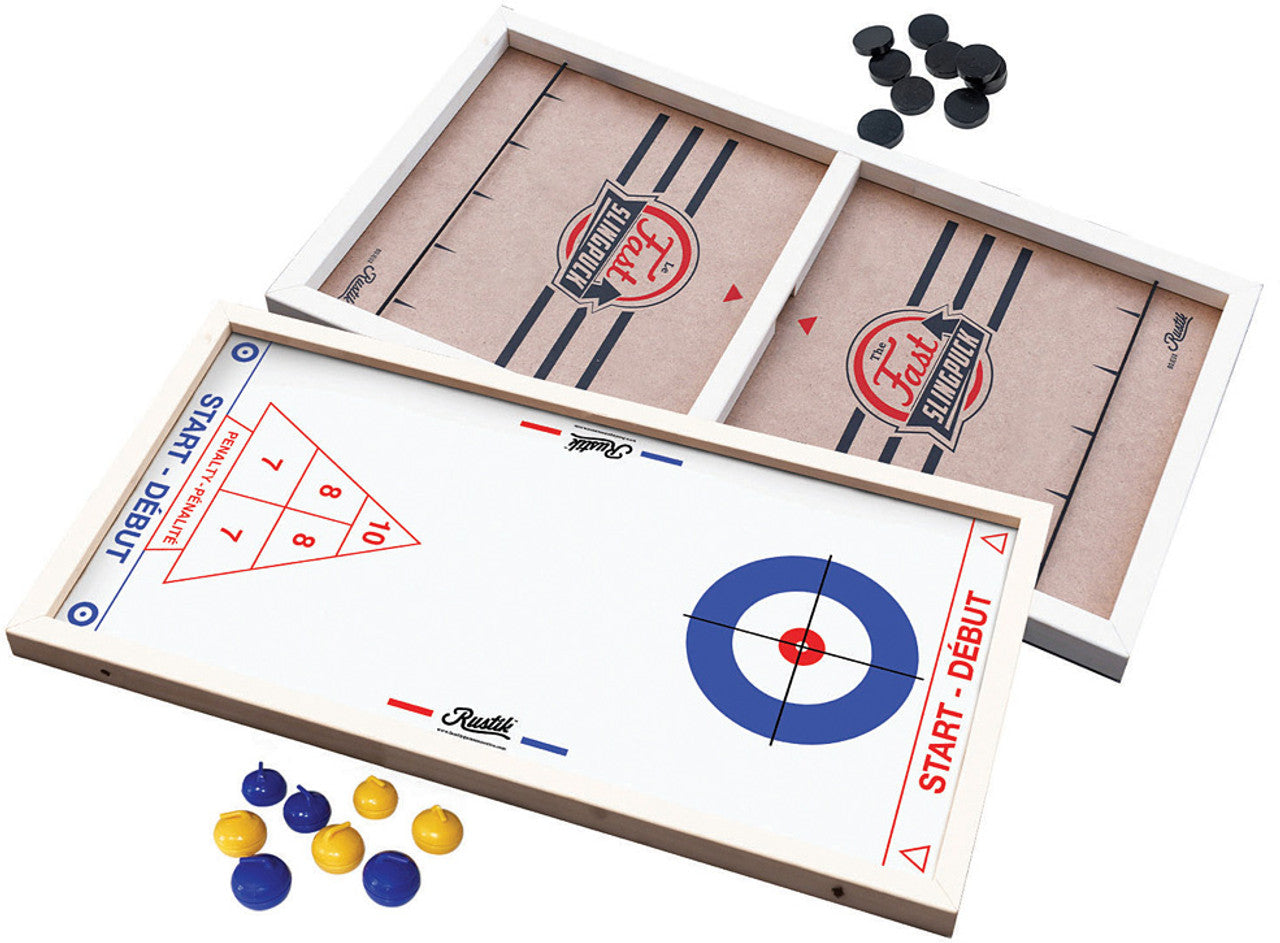 Curling/Slingpuck/Shuffleboard 3 in 1 (Made in Canada)