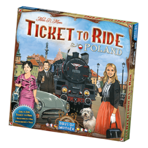 Ticket to Ride Poland Expansion Map