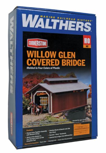 HO Willow Glen Covered Bridge Kit