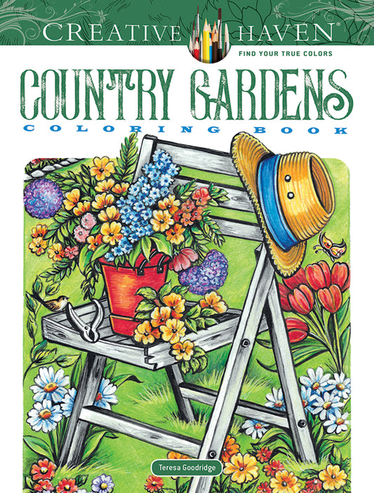 Country Gardens Coloring Book