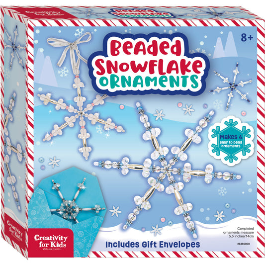 Beaded Snowflake Ornaments