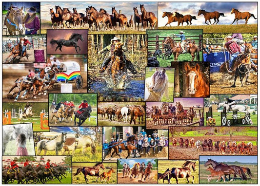 Horse Collage 1000pc